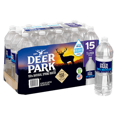 1 Liter Bottled Water, Single