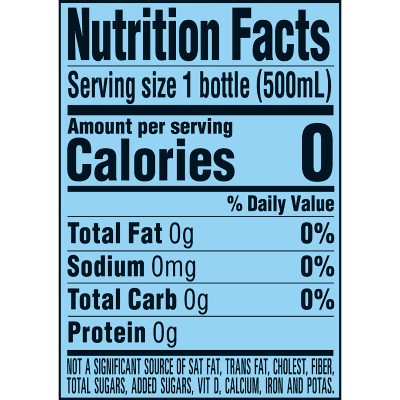 Deer Park Sparkling Simply bubbles Product Detail 500mL single nutrition fact