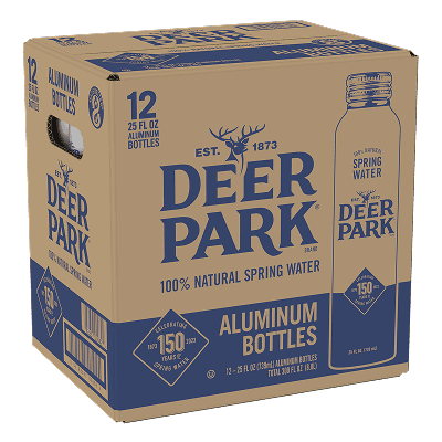 25 fl oz Aluminum Bottled Water, Single