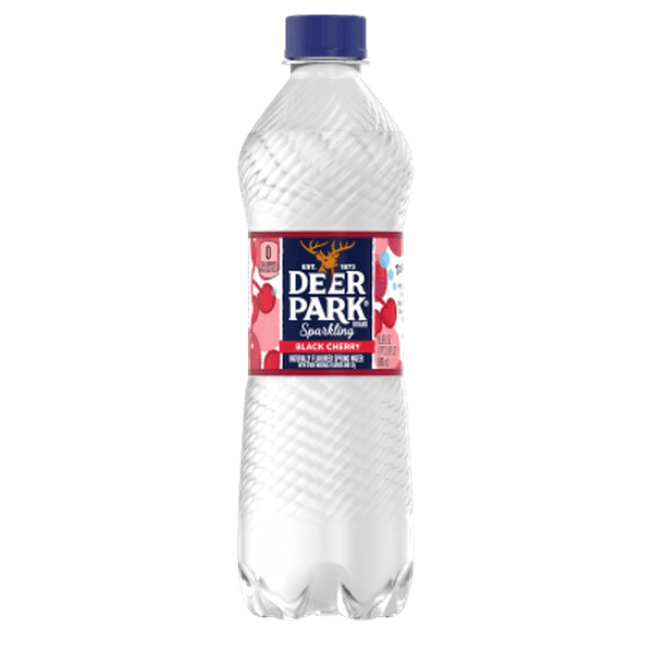 Black Cherry Sparkling Water 16.9 fl oz ( 500 mL ) Bottle, Single