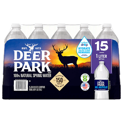 1 Liter Bottled Water, Single