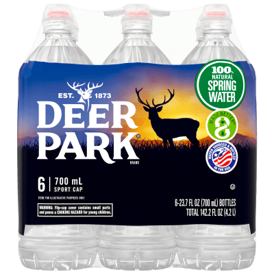 23.7 fl oz Bottled Water Sports Cap, Single