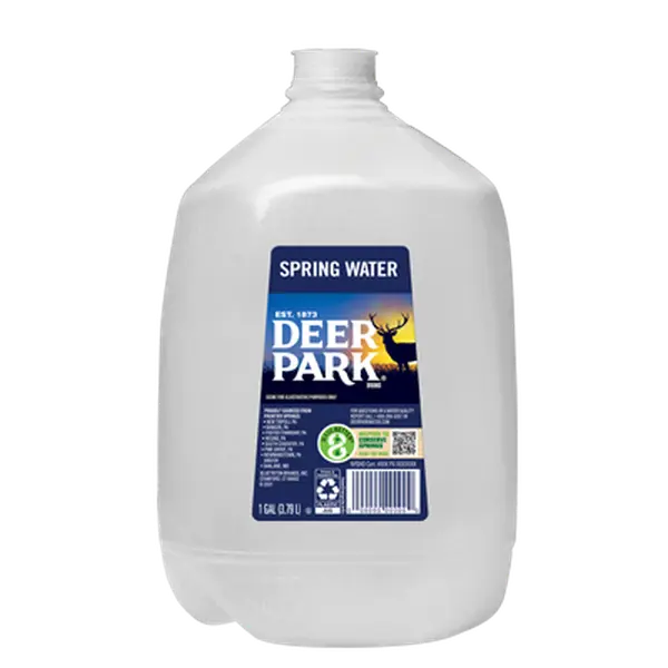 1 Gallon Jug Bottled Water, Single