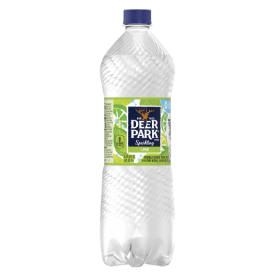 Deer Park Sparkling Zesty Lime Product Detail 1L single back view