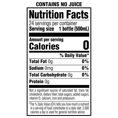Deer Park Sparkling Zesty Lime Product Detail 500mL 24 pack ingredients