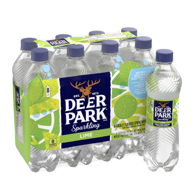 Deer Park Sparkling Zesty Lime Product Detail 500mL 8pack