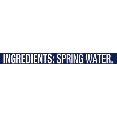 Deer Park 1 Gal still bottle ingredients