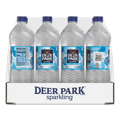 Deer Park Sparkling Simply bubbles Product Detail 1L - 12 pack - back image