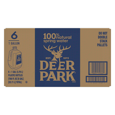 Deer Park Distilled water1 Gallon - 6 pack - flat center image