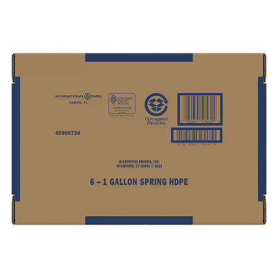 Deer Park Distilled water1 Gallon - 6 pack - bottom image