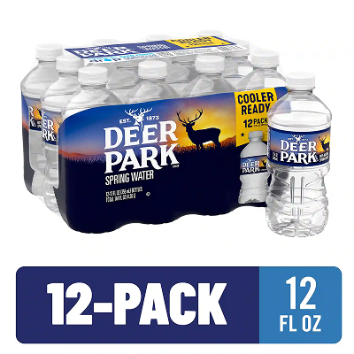 Deer Park Spring water product detail 12 fl oz - 12 pack - mobile hero image