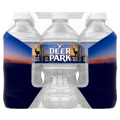 Deer Park Spring water product detail 12 fl oz - 12 pack - left image