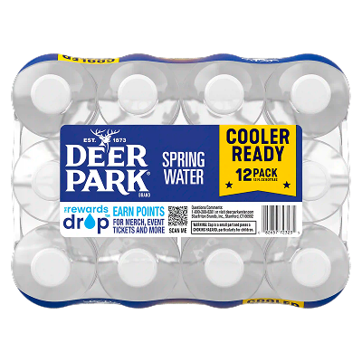 Deer Park Spring water product detail 12 fl oz - 12 pack - top image