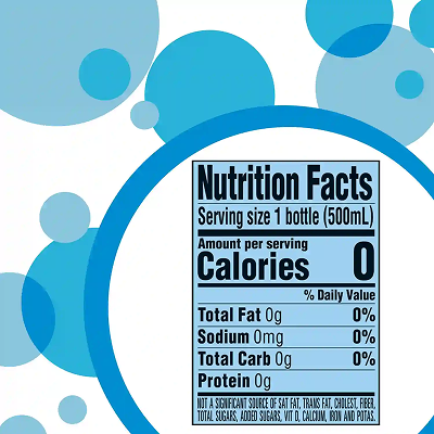 Deer Park Sparkling Simply bubbles Product Detail 1L - 12 pack - nutrition facts new